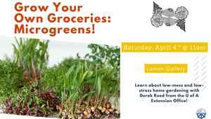 Grow Your Own Groceries: Microgreens (Garden Fest)