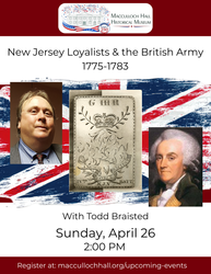 New Jersey Loyalists & the British Army, 1775-1783