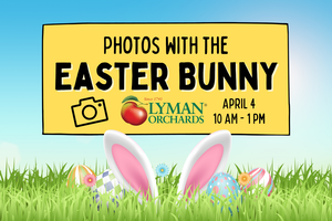 Free Photos with the Easter Bunny at Lyman Orchards