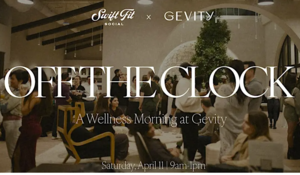 Off The Clock: A Wellness Morning at Gevity