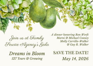 Dreams in Bloom Gala: Ron Werft, Marni & Michael Cooney and Molly Carillo-Walker & Guy R. Walker