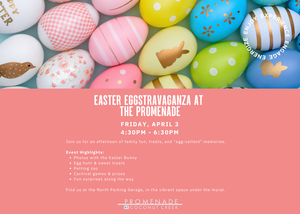 PROMENADE AT COCONUT CREEK WILL HOST EASTER EGGSTRAVAGANZA