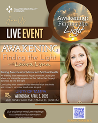 "Awakening: Finding the Light" Tour with Spiritual Teacher, Medium Rev. Laura Lynn stops in Tampa