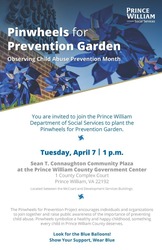Pinwheels for Prevention Garden