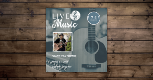 Friday Night Live Music Series Featuring Frank Yantorno at 1741 Pub & Grill