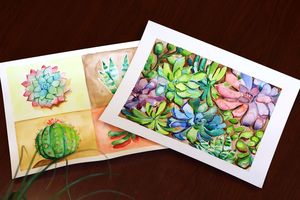 Succulents: Watercolor Workshop at the Botanical Gardens