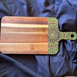 Dot Mandala Charcuterie Board