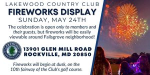 Memorial Day Weekend Fireworks