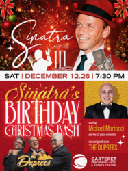 Sinatra’s Christmas Birthday Bash With Special Guests, The Duprees