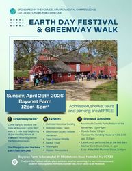 Holmdel Earth Day Festival & Greenway Walk - April 26 - Bayonet Farm