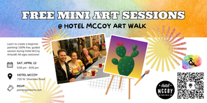 Free Mini Sessions at Hotel McCoy Artwalk