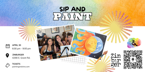 Beginner Sun and Moon Sip and Paint