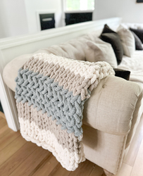 COZY KNIT BLANKET WORKSHOP!