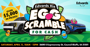 Edwards Kia Egg Scramble for Cash