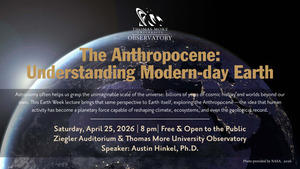 Thomas More Observatory Astronomy Public Lecture Series and Night Sky Viewing