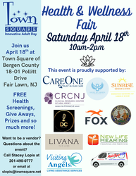 Join Us! Free Health & Wealthness Fair, April 18, 10:00 AM - 2:00 PM