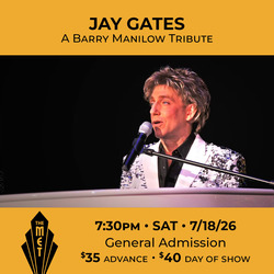 Jay Gates, A Barry Manilow Tribute