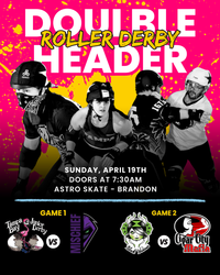 Tampa Roller Derby 4/19/26 Doubleheader