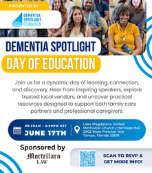Dementia Spotlight Day of Education Tampa 2026