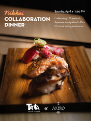 ​Tanta x Akiro Blend Peruvian & Japanese Cuisines in a Nikkei Collab Dinner