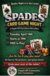 🂡🂫 Spades Night is in the Cards @ Poppin' Off 🂡🂫