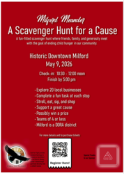 Milford Meander Scavenger Hunt
