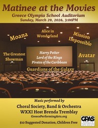 GPAS Matinee at the Movies Concert