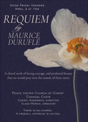 Duruflé Requiem – A Choral Vespers Service