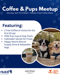 Coffee & Pups Meetup with Nuzzl