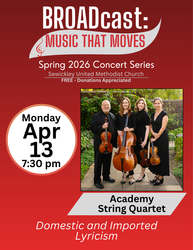 Academy String Quartet presents: "Domestic and Imported Lyricism"