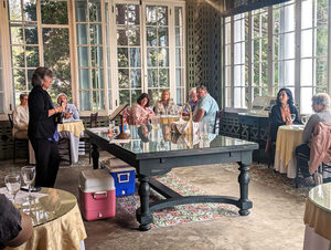 Wine Tasting and Talk on the Porch with Lynda Gaines