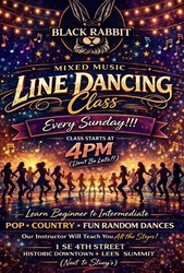 Mixed Music Line Dancing @ The Black Rabbit!!!