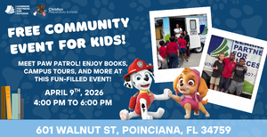 Free Community Day Event for Kids! Meet Chase and Skye LIVE!