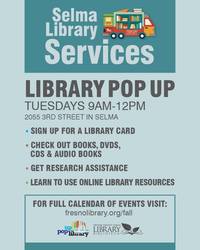 Selma Library | Pop-Up Services