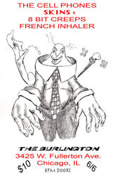 THE CELL PHONES // SKINS // 8-BIT CREEPS // FRENCH INHALER