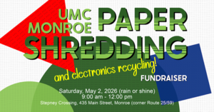 UMC Monroe Paper Shredding and Electronics Recycling Fundraiser