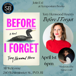 Author Event! Tory Henwood Hoen's "Before I Forget"
