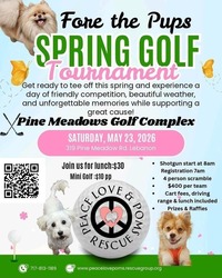 Fore the Pups Spring Golf Tournament