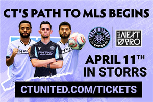 CT United FC - Inaugural Home Opener April 11 at Morrone Stadium