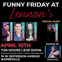 Funny Fridays at Lennons: Naperville's best stand-up
