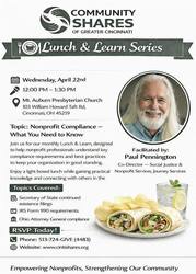 Lunch & Learn – Nonprofit Compliance