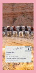 Burns 1876 Trunk Show - April 6 - 12