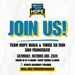 20th Annual HDSA San Francisco Team Hope 5K Timed Run & 5K Walk