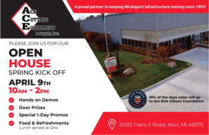 Ace Cutting Equipment & Supply Annual Spring Open House To Benefit Kirk Gibson Foundation