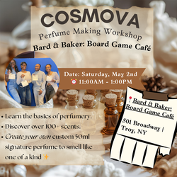 COSMOVA Create Your Signature Scent: Perfume Making Workshop