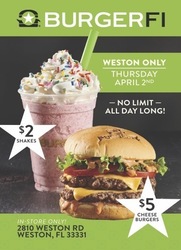 Bugerfi Weston Customer Appreciation Day On April 2nd!