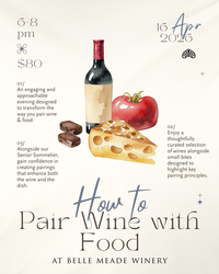 How to Pair Wine and Food