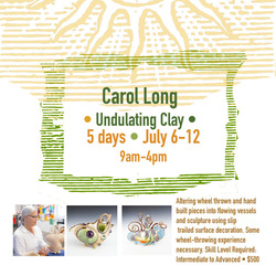 Workshop - "Undulating Clay" w/ Carol Long