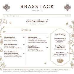 Easter Brunch at Brass Tack