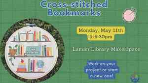 Cross-Stitched Bookmark